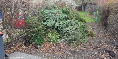 Bunken med haveaffald